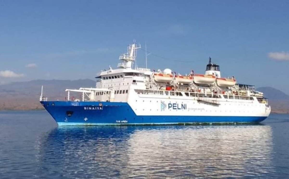 Jadwal Kapal Pelni KM Binaiya Tanggal 1-14 Agustus 2025