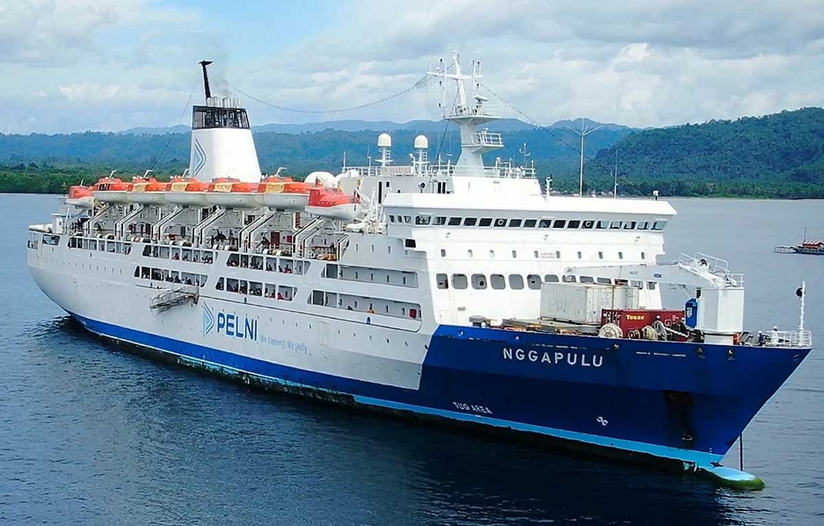 Jadwal Kapal Pelni KM Nggapulu Tanggal 6 Agustus hingga 3 September 2025