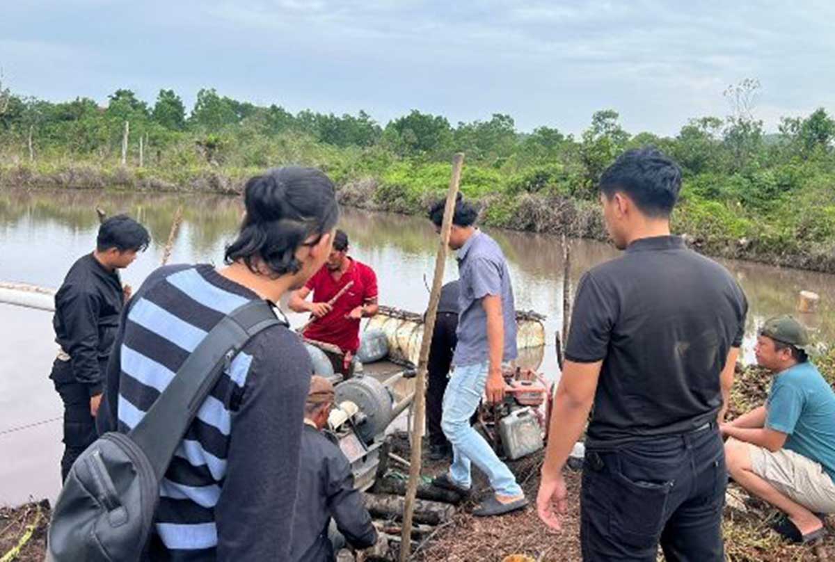 Polres Bintan Gerebek Tambang Pasir Ilegal di Toapaya, Dua Pelaku Ditangkap