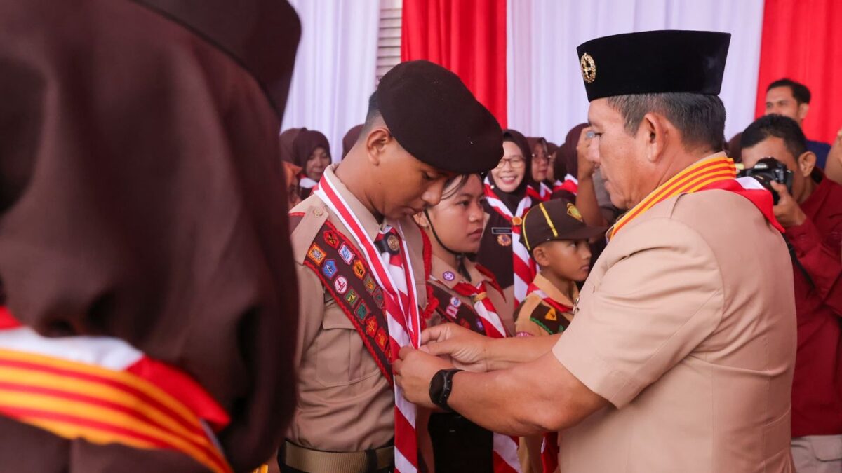 Gubernur Ansar Pimpin Upacara Hari Pramuka ke-64 di Kepri