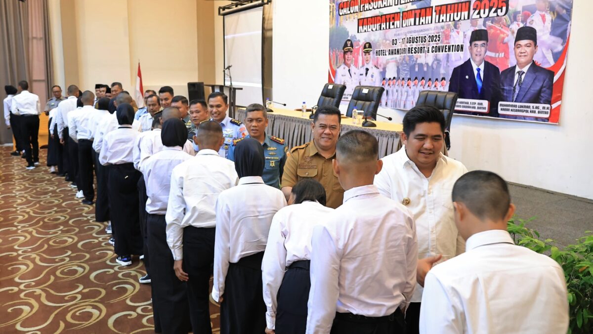 26 Calon Paskibraka Bintan Masuki Masa Diklat