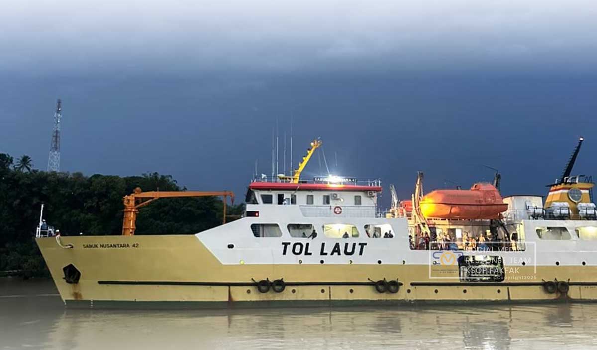 Jadwal Kapal Pelni KM Sabuk Nusantara 36 Tanggal 2–9 Agustus 2025, Cek Rute Lengkapnya