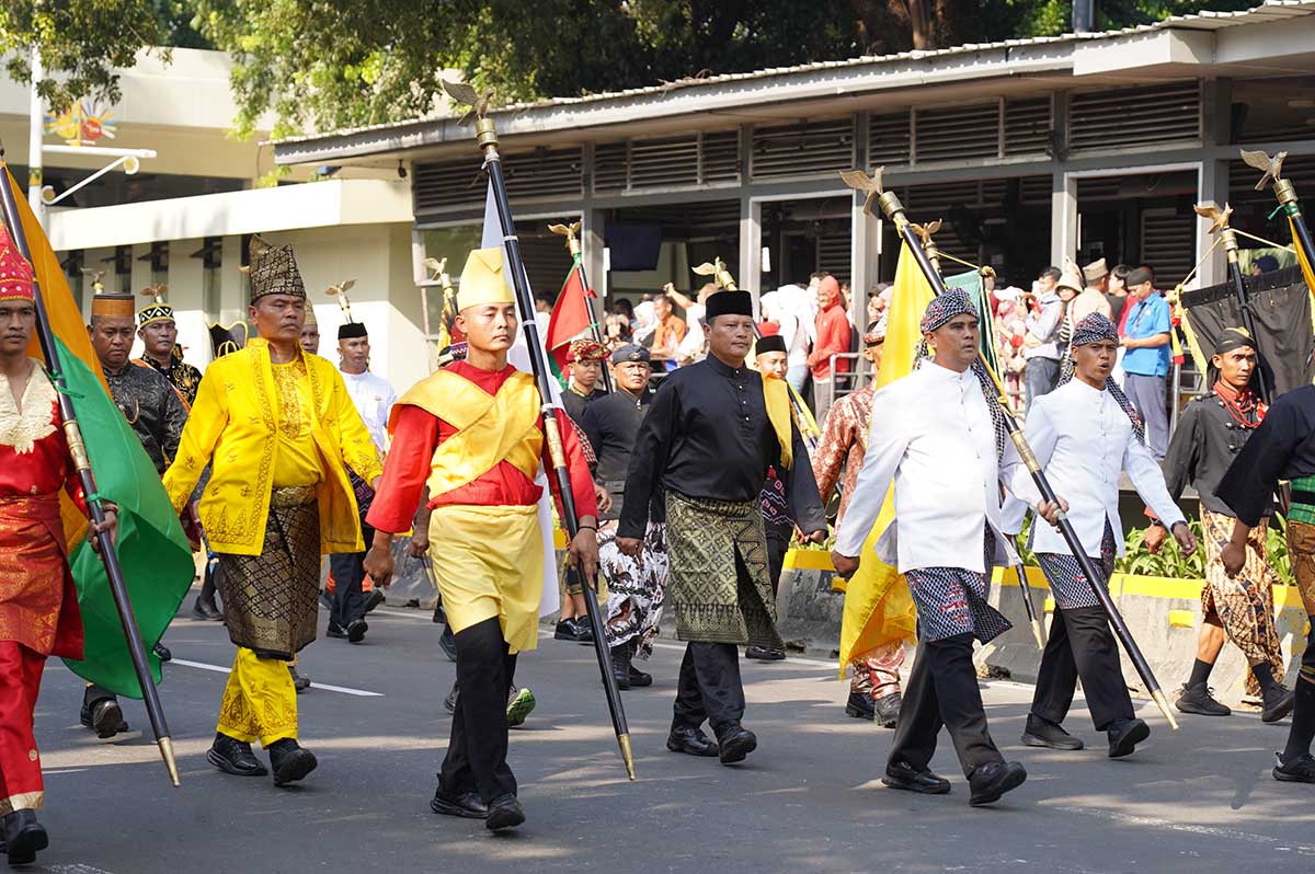 Ribuan Warga Hadiri Upacara HUT ke-80 RI di Istana Merdeka