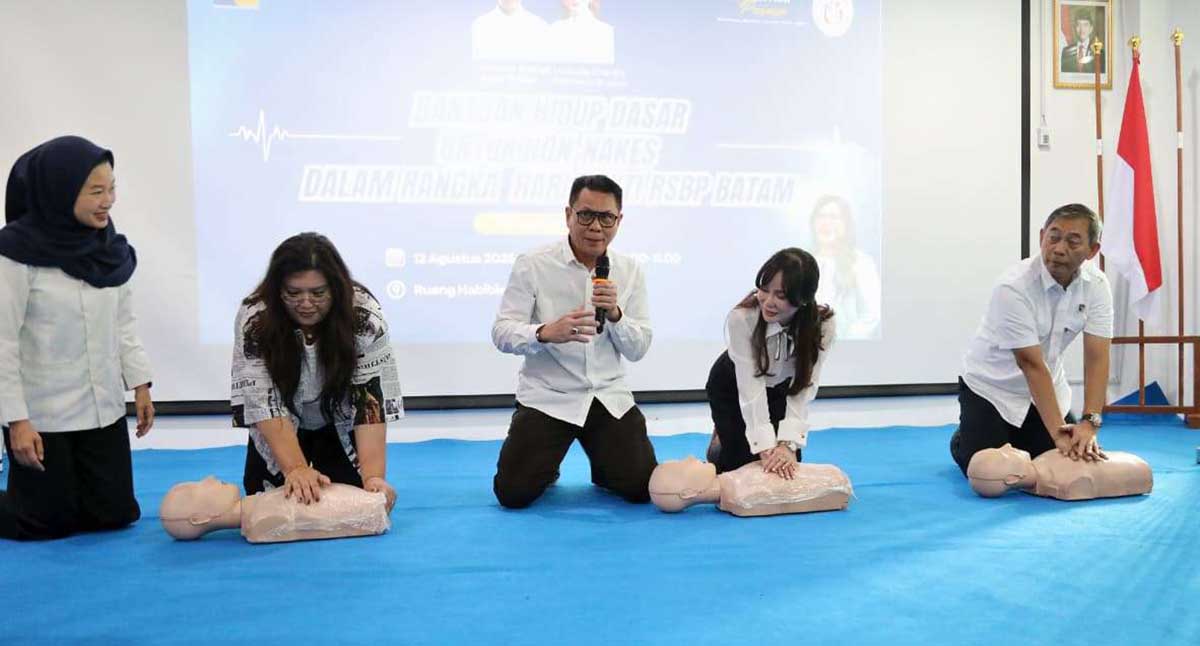 RSBP Batam Latih 70 Peserta Non Nakes Kuasai Bantuan Hidup Dasar