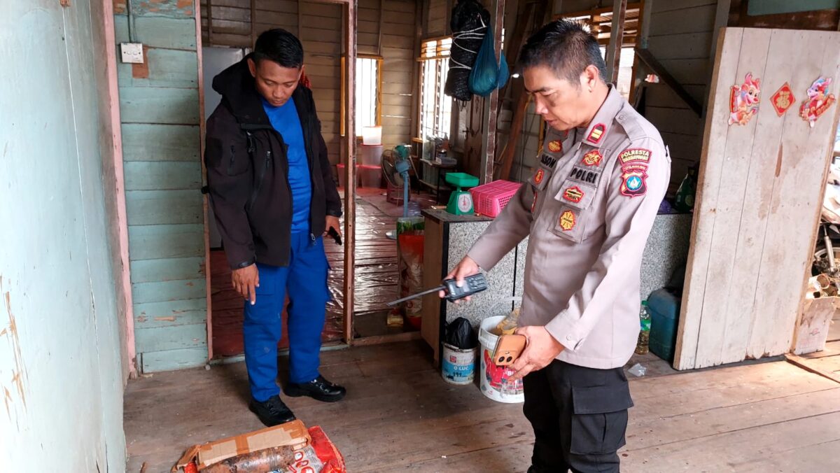Heboh, Bom Mortir Tersangkut Jaring Nelayan di Pulau Bayan Tanjungpinang