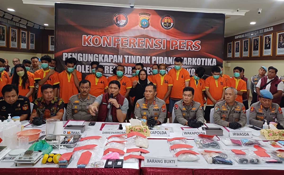 Laboratorium Sabu di Tengah Tambak Udang Batam Dibongkar, Polisi Temukan 5,5 Kg Sabu