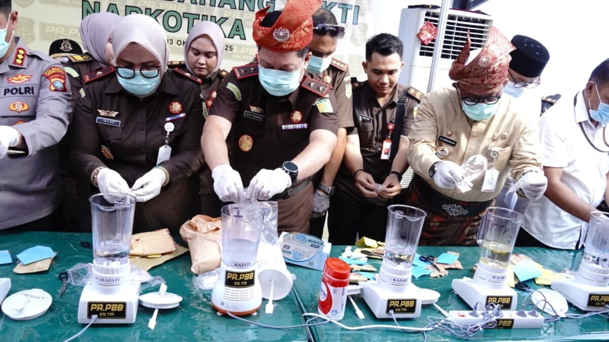 Kejari musnahkan narkotika