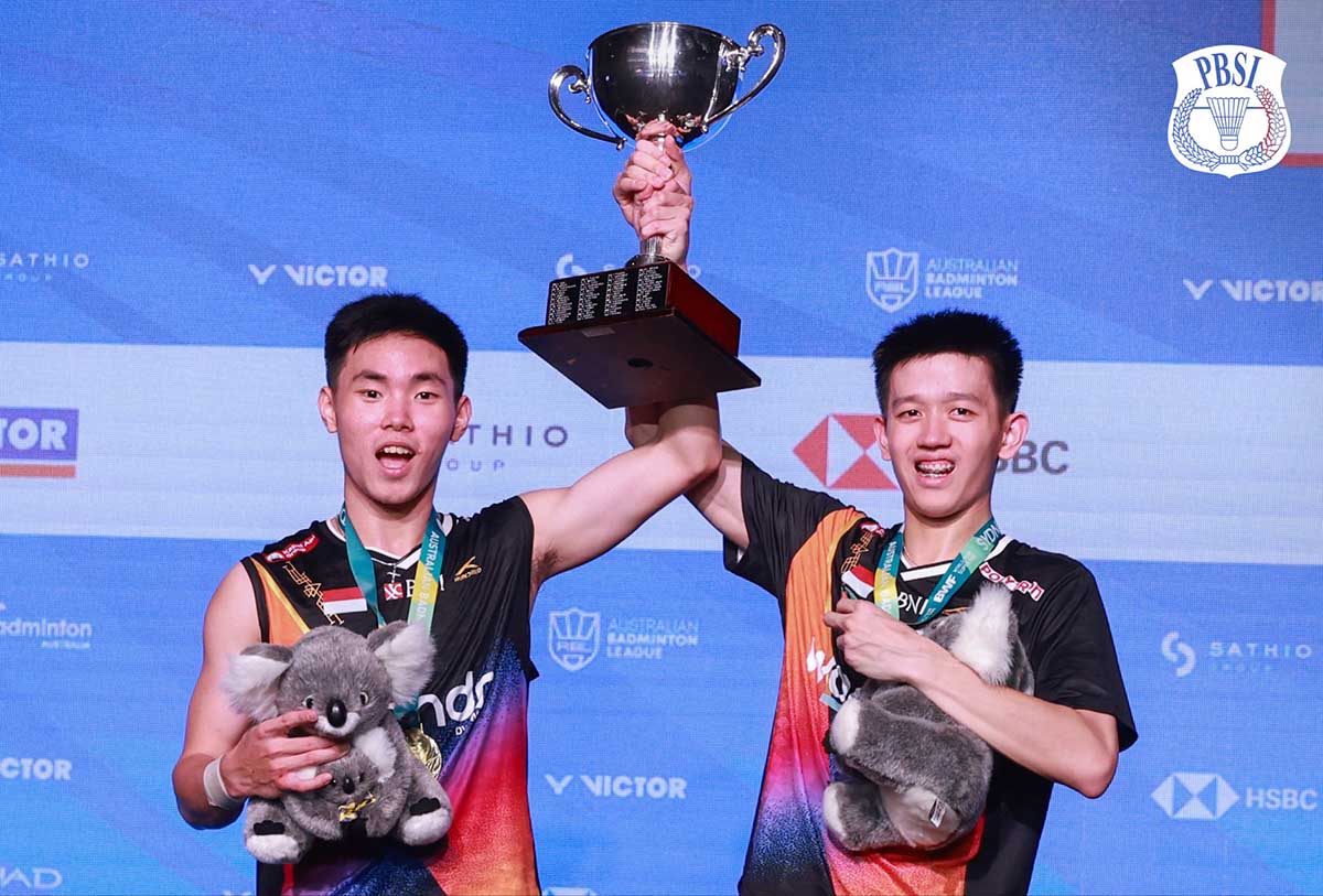 Raymond/Nikolaus Juara Australia Open 2025, Kalahkan Senior Sendiri di Final