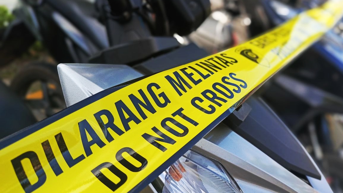 motor digondol maling