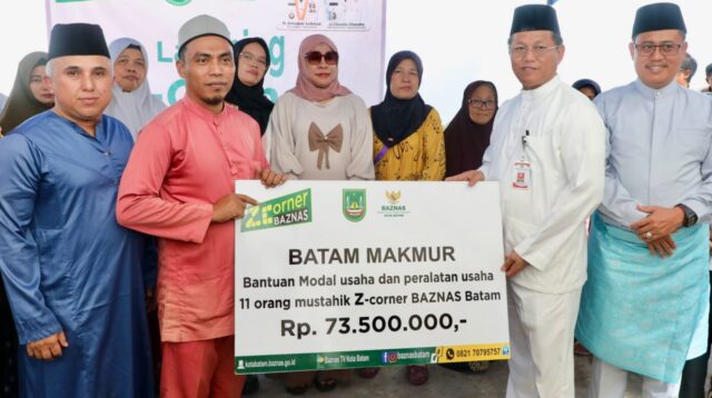 BAZNAS Batam Luncurkan Z-Corner, Salurkan Bantuan Modal Rp73,5 Juta