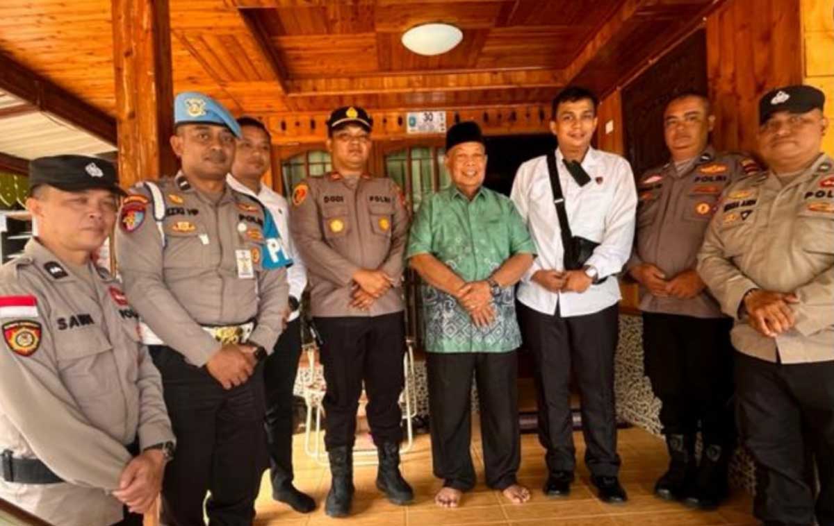 Kapolsek Siantan Jalin Silaturahmi dengan Ketua LAM Kepulauan Anambas