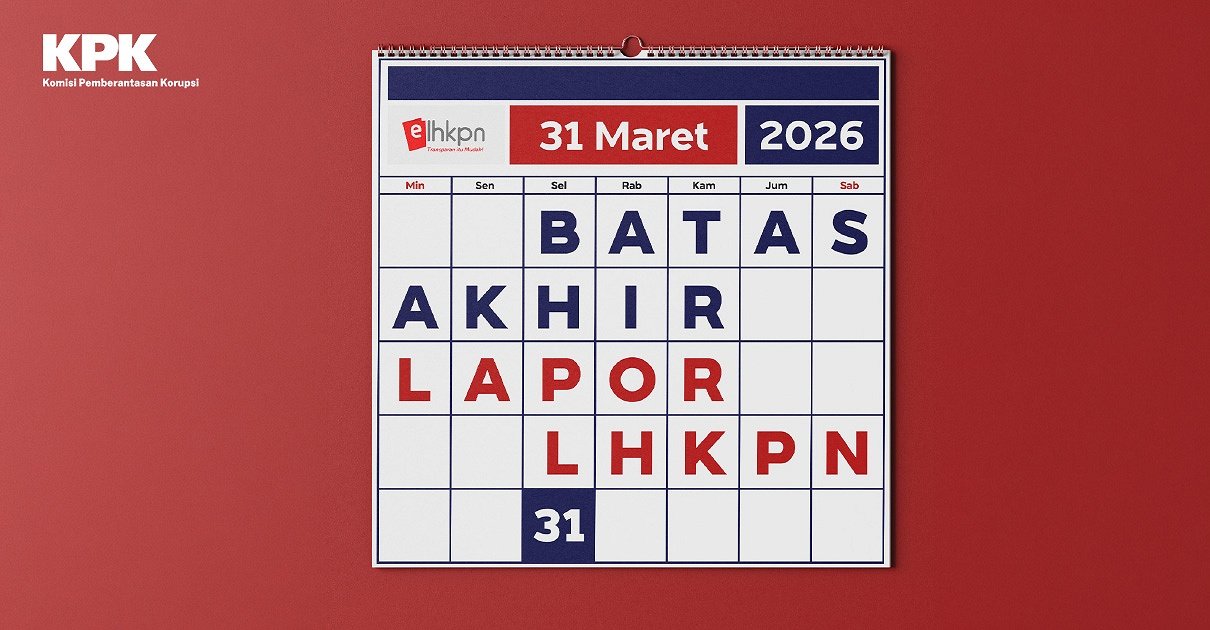 KPK Ingatkan Batas Waktu LHKPN 31 Maret 2026, 96 Ribu Pejabat Belum Lapor