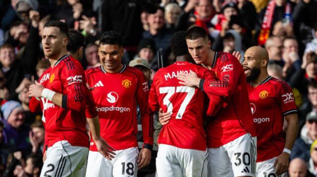 Sempat Tertinggal, Manchester United Bangkit di Old Trafford