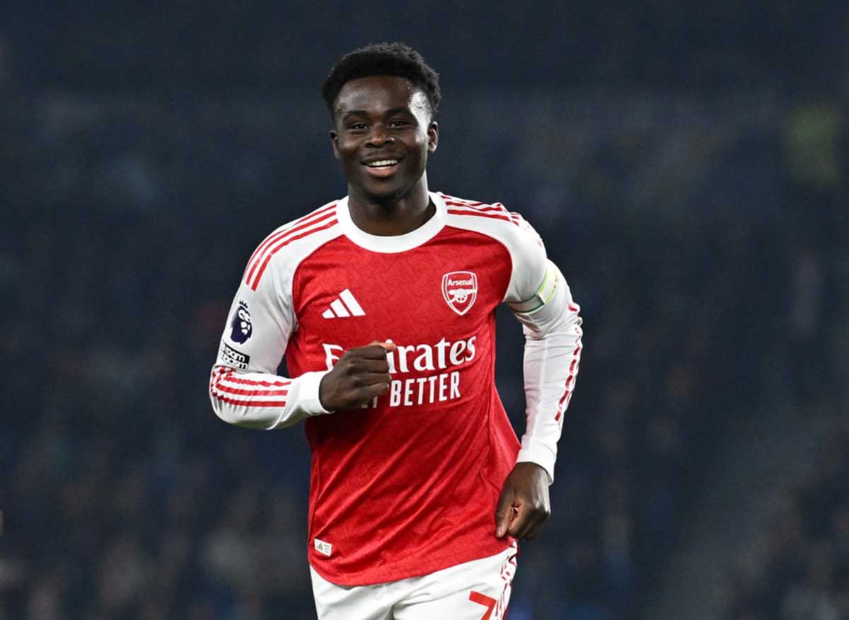 Gol Cepat Saka Bawa Arsenal Menang, Jarak di Puncak Klasemen Makin Lebar