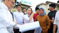 Li Claudia Tinjau Zona Selamat Sekolah di Batam, Proyek Diminta Dipercepat