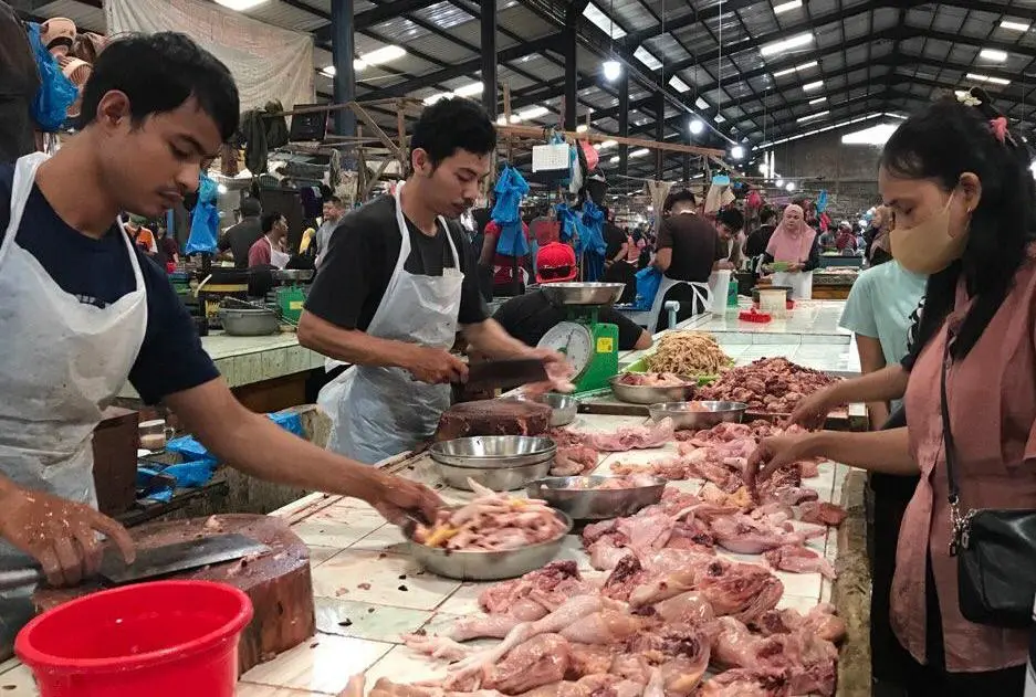 Harga Ayam dan Daging Sapi di Tanjungpinang Naik, Pedagang Sebut Stok Mulai Berkurang