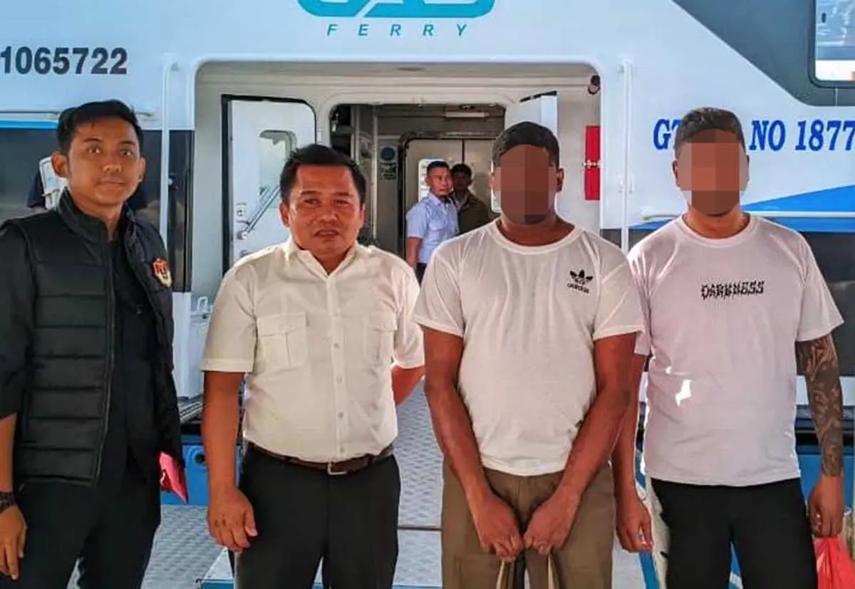 Imigrasi Tanjungpinang Pulangkan Dua WNA Malaysia Eks Terpidana Narkoba